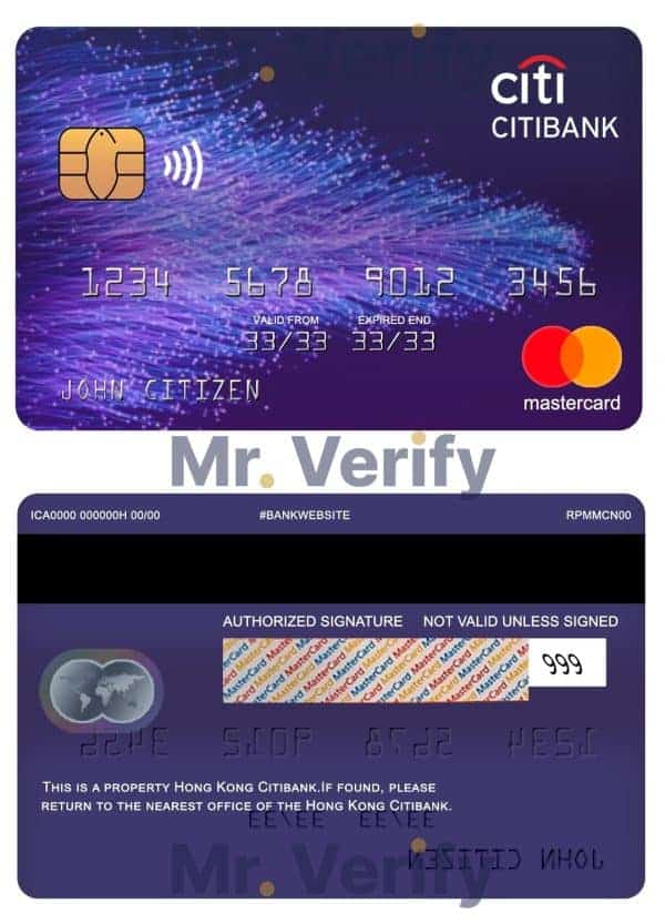 Fillable Hong Kong Citibank mastercard Templates Fillable Hong Kong Citibank mastercard Templates
