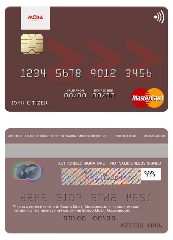 Fillable Mozambique Banco Moza mastercard Templates Fillable Mozambique Banco Moza mastercard Templates