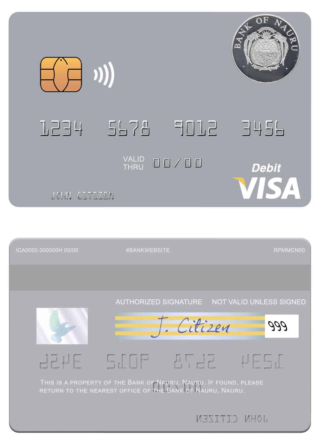 Fillable Nauru Bank of Nauru visa debit card Templates Fillable Nauru Bank of Nauru visa debit card Templates