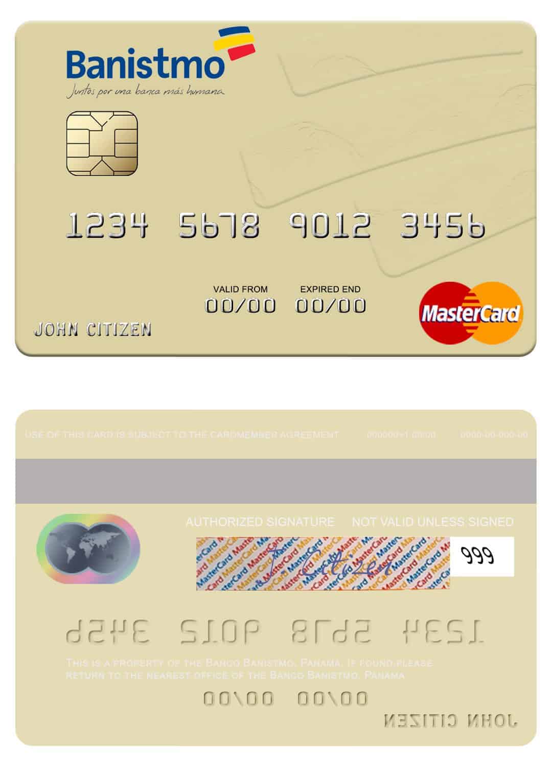 Fillable Panama Banco Banistmo mastercard Templates Fillable Panama Banco Banistmo mastercard Templates