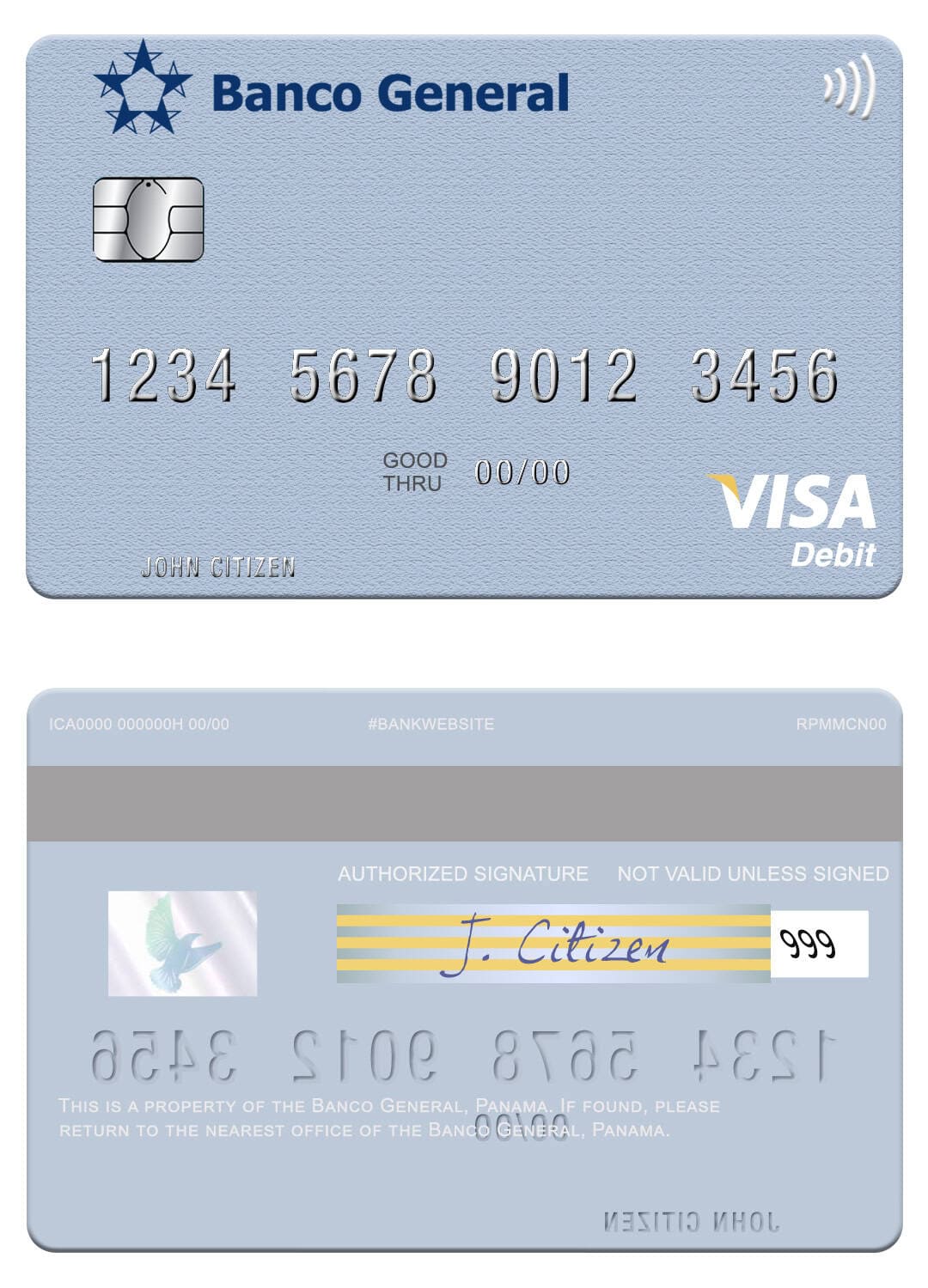 Fillable Panama Banco General visa credit card Templates Fillable Panama Banco General visa credit card Templates