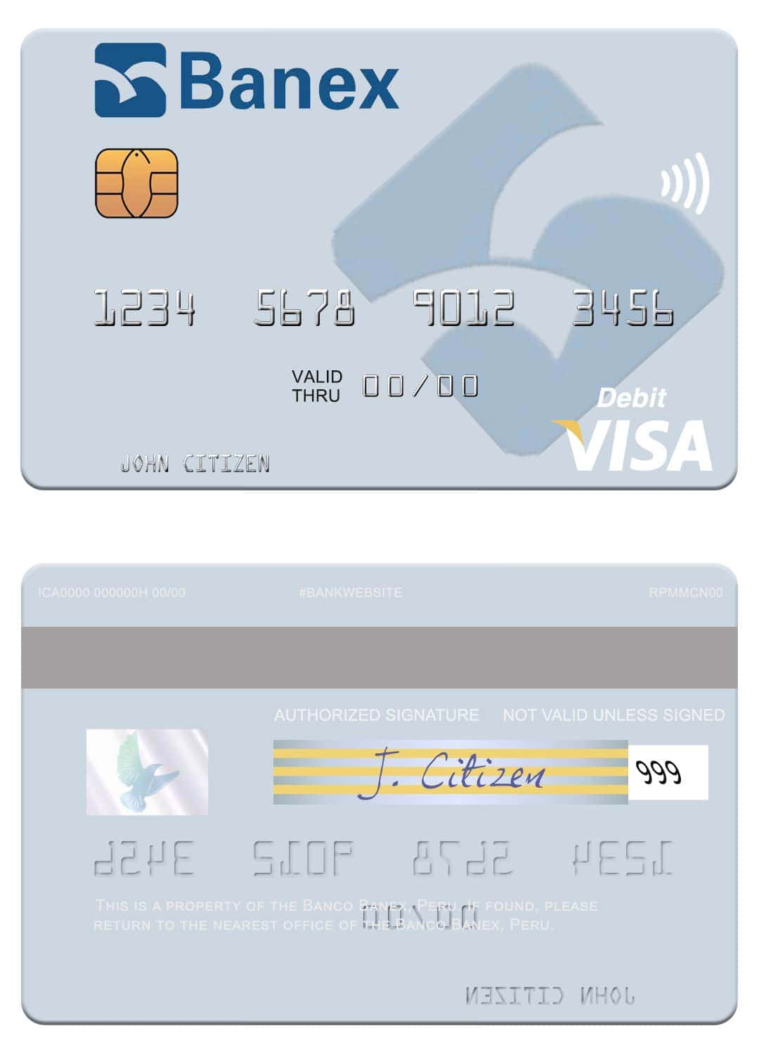Fillable Peru Banco Banex visa debit card Templates Fillable Peru Banco Banex visa debit card Templates