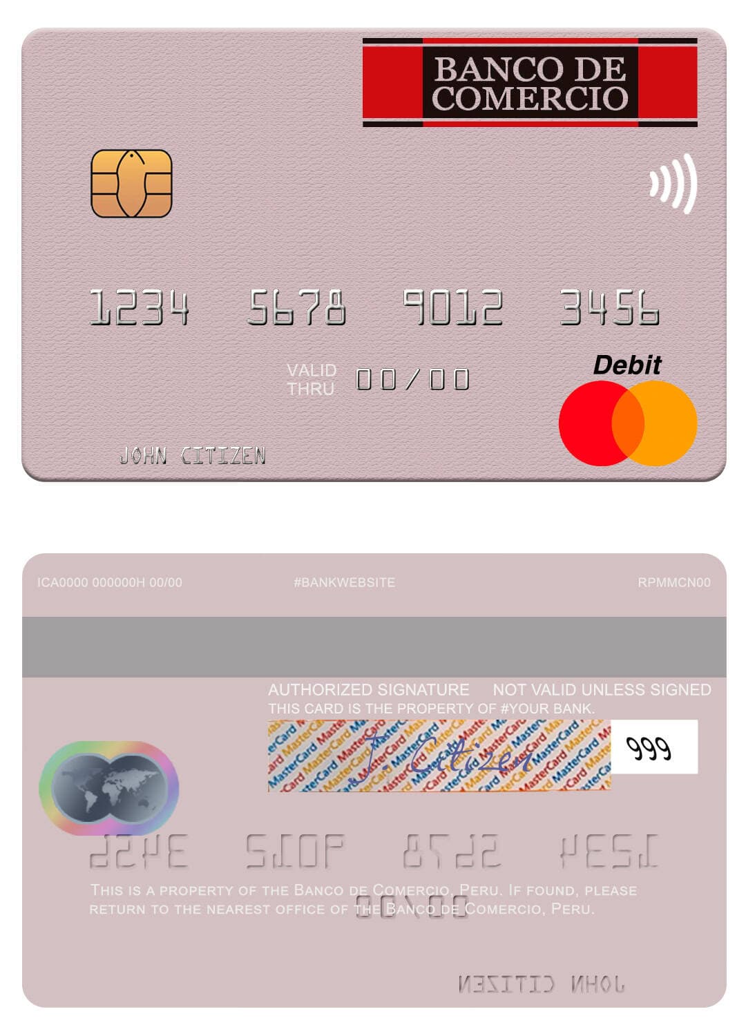 Fillable Peru Banco de Comercio mastercard credit card Templates Fillable Peru Banco de Comercio mastercard credit card Templates