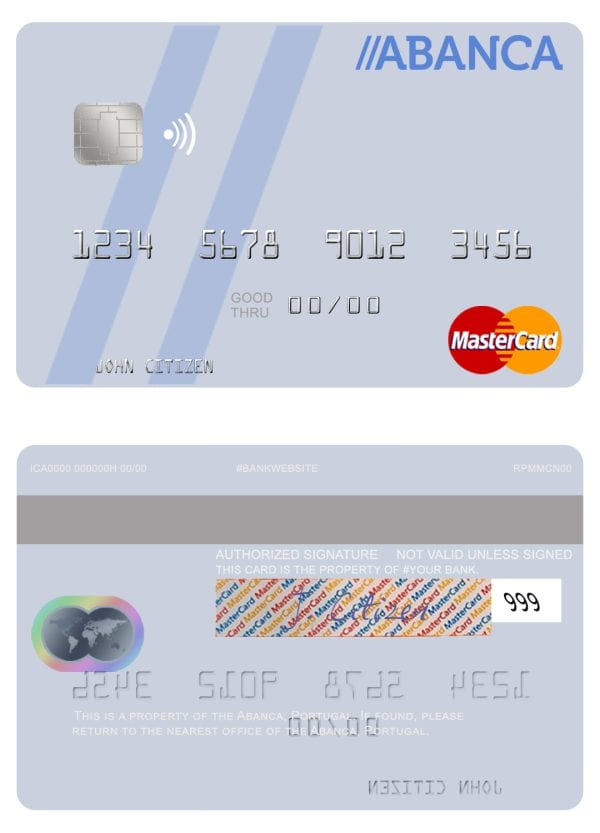 Fillable Portugal Abanca mastercard Templates Fillable Portugal Abanca mastercard Templates