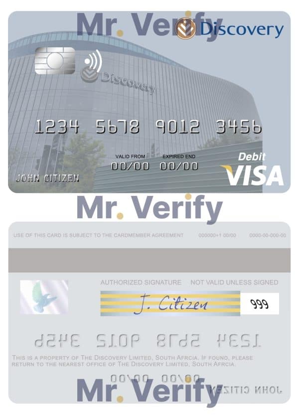 Fillable South Africa Discovery Limited visa debit card Templates Fillable South Africa Discovery Limited visa debit card Templates