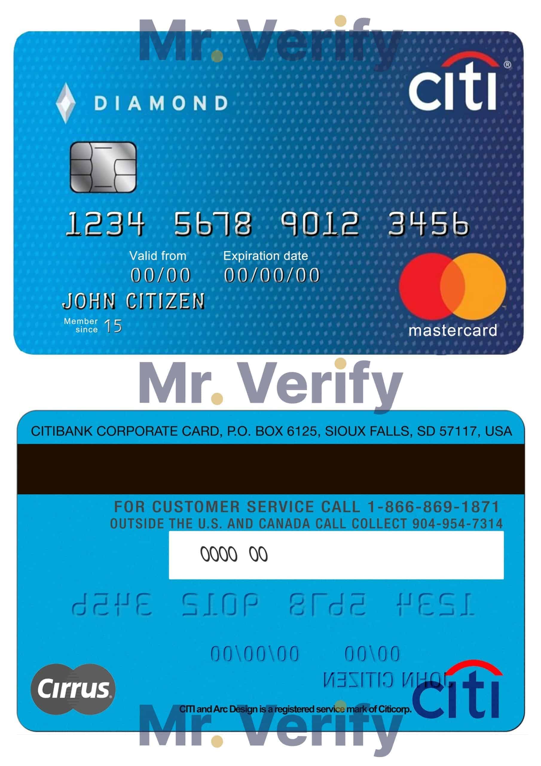 Fillable USA Citibank MasterCard Templates Fillable USA Citibank MasterCard Templates