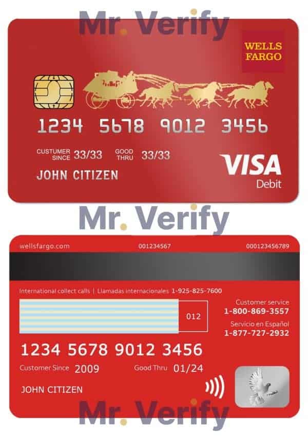 Fillable USA Wells Fargo bank visa debit card Templates Fillable USA Wells Fargo bank visa debit card Templates