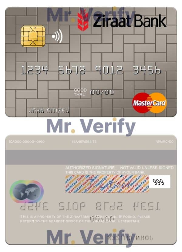 Fillable Uzbekistan Ziraat Bank mastercard Templates Fillable Uzbekistan Ziraat Bank mastercard Templates