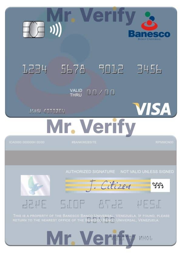 Fillable Venezuela Banesco Banco Universal visa debit card Templates Fillable Venezuela Banesco Banco Universal visa debit card Templates