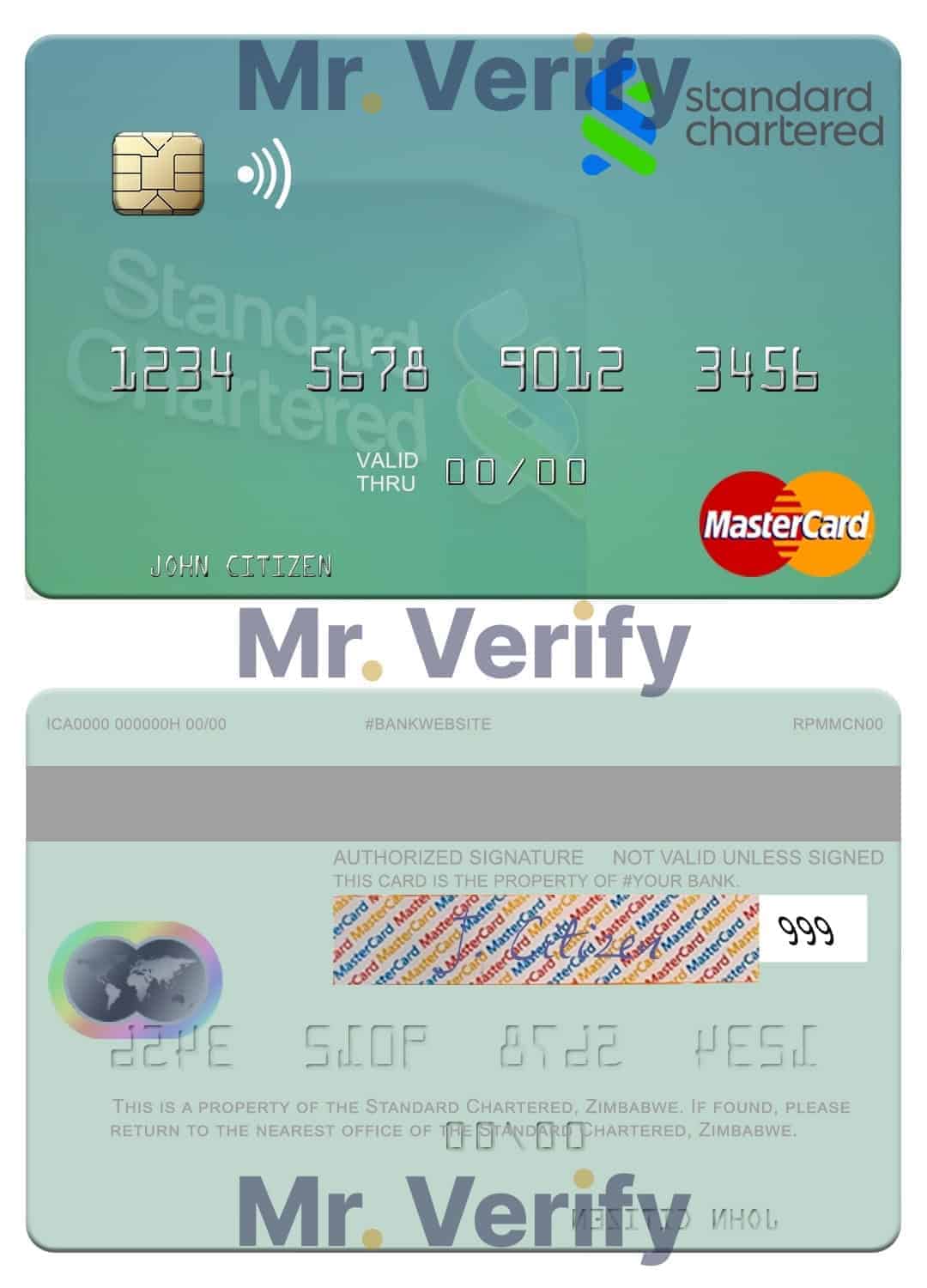 Fillable Zimbabwe Standard Chartered mastercard credit card Templates Fillable Zimbabwe Standard Chartered mastercard credit card Templates