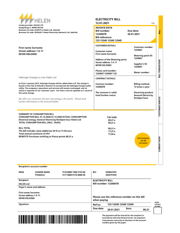 Finland-Helen-Proof-of-address-utility.png Finland HELEN utility bill template in Word and PDF format