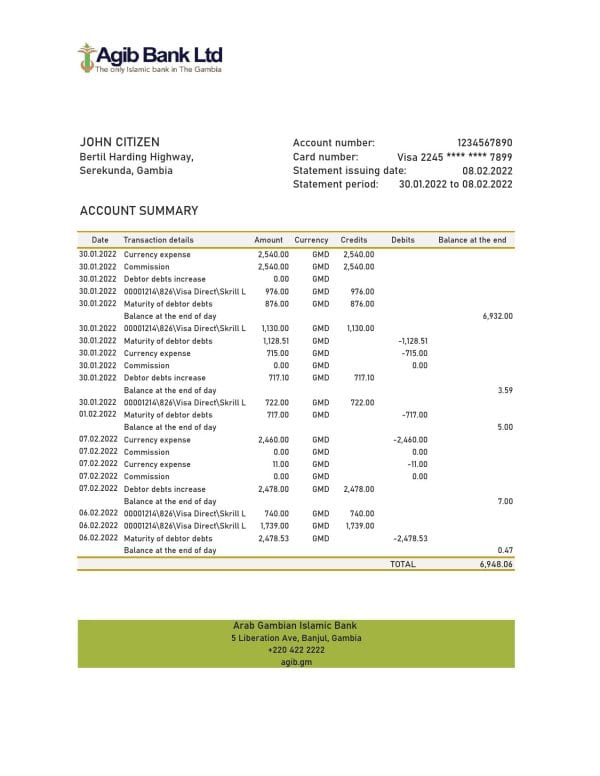 Gambia-Arab-Gambian-Islamic-bank-statement-Excel-and-PDF-template.jpg Gambia Arab Gambian Islamic Bank Statement Excel and PDF Template