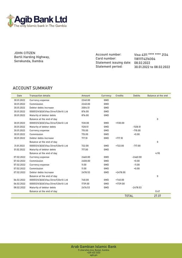 Gambia-Arab-Gambian-Islamic-bank-statement-template-in-Word-and-PDF-format.jpg Gambia Arab Gambian Islamic bank statement template in Word and PDF format