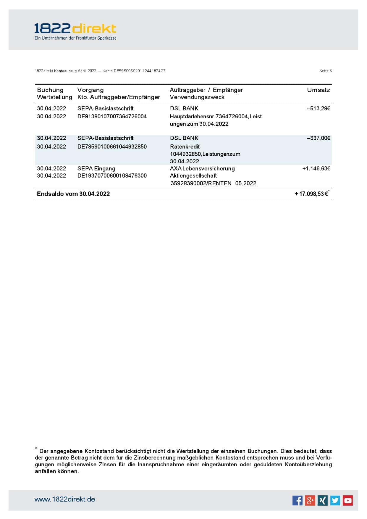 Germany-1822direkt-bank-statement-Word-and-PDF-template-5.jpg Germany 1822direkt bank statement, Word and PDF template - Image 5