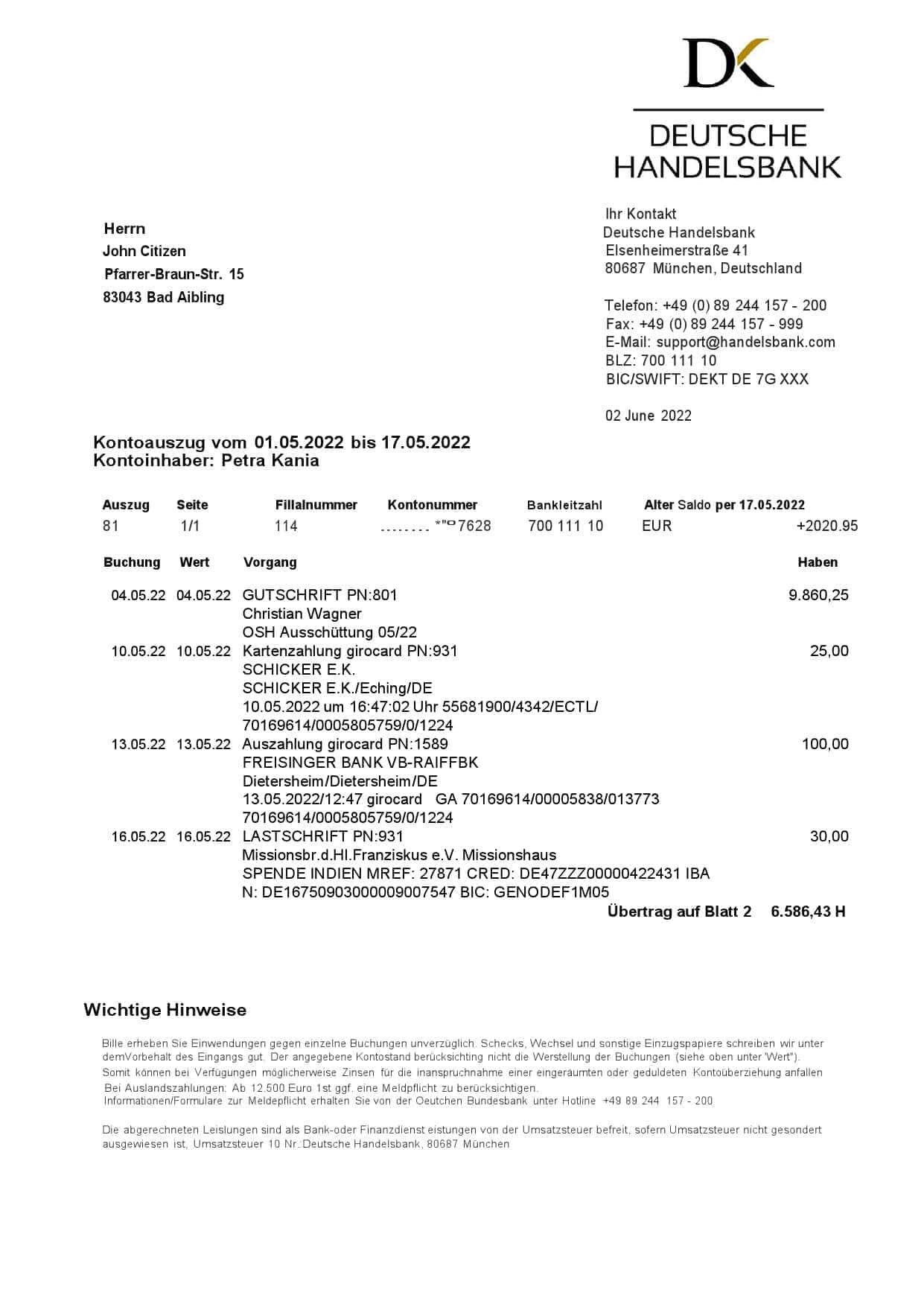 Germany-Handelsbank-bank-statement-Word-and-PDF-template.jpg Germany Handelsbank bank statement, Word and PDF template