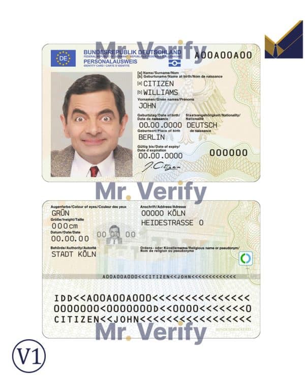 Germany-ID-template