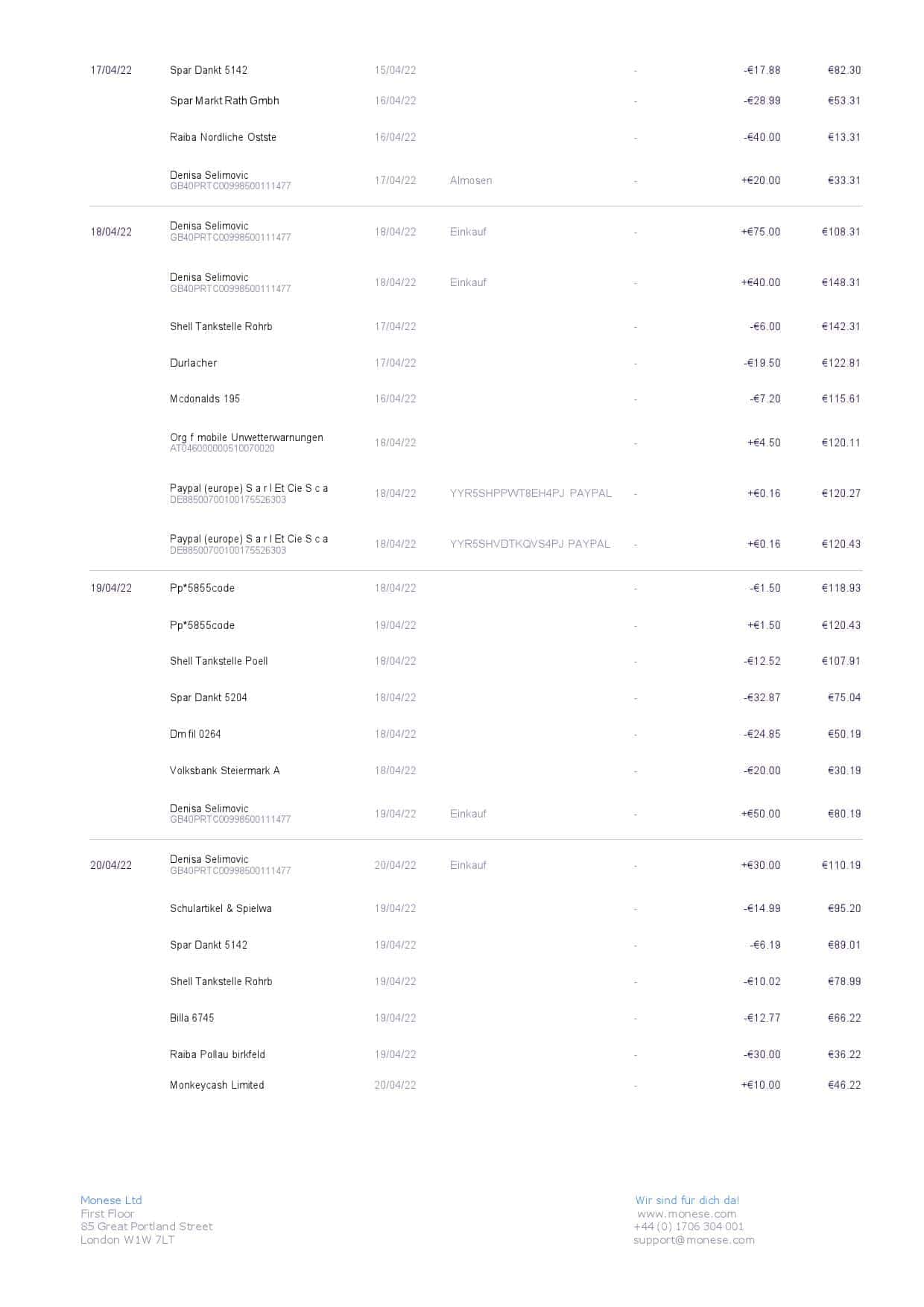Germany-Monese-bank-statement-Word-and-PDF-template-3-pages-3.jpg Germany Monese bank statement, Word and PDF template, 3 pages - Image 3