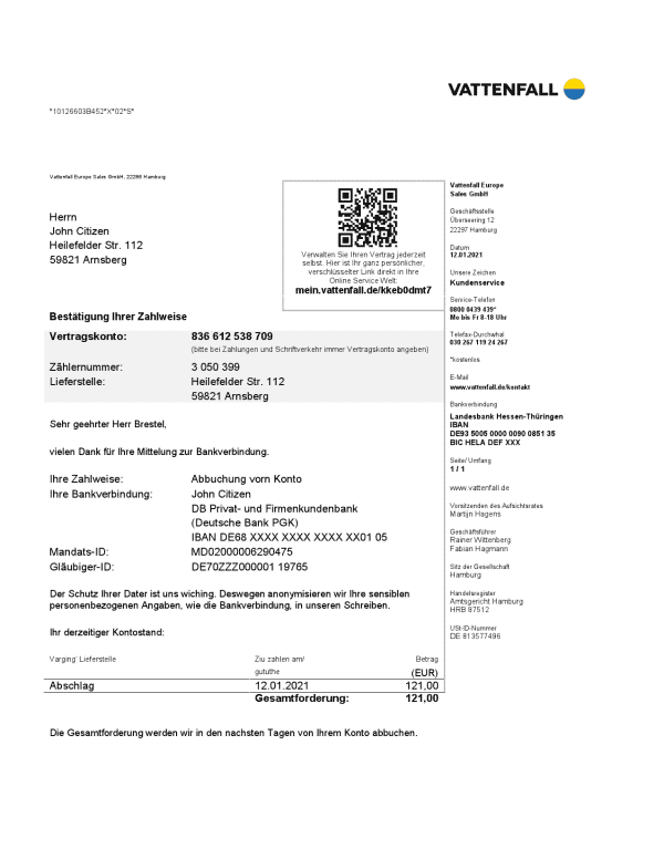 Germany-Vattenfall-utility-bill_000001.png Germany VATTENFALL utility bill template in Word and PDF format (in German language)