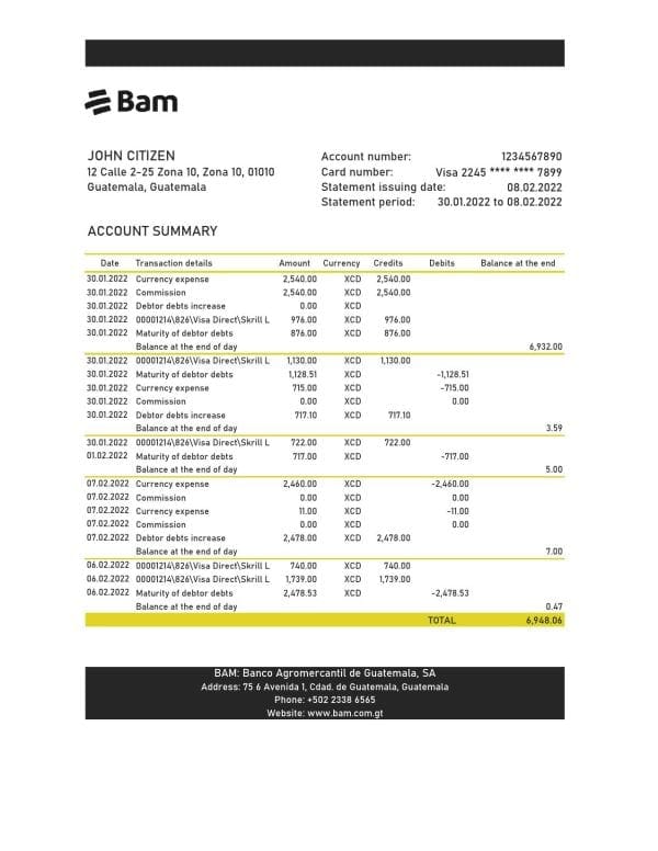 Guatemala-Agromercantil-bank-statement-Excel-and-PDF-template.jpg Guatemala Agromercantil bank statement Excel and PDF template