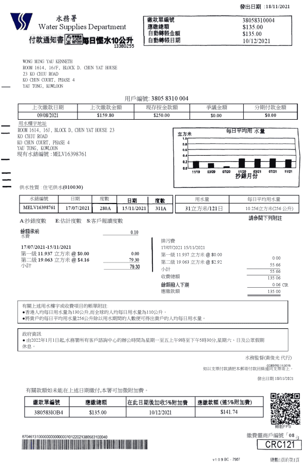 Hong-Kong-Water-bill-3_000001.png Hong Kong Water Supplies Department utility bill template in Word and PDF format