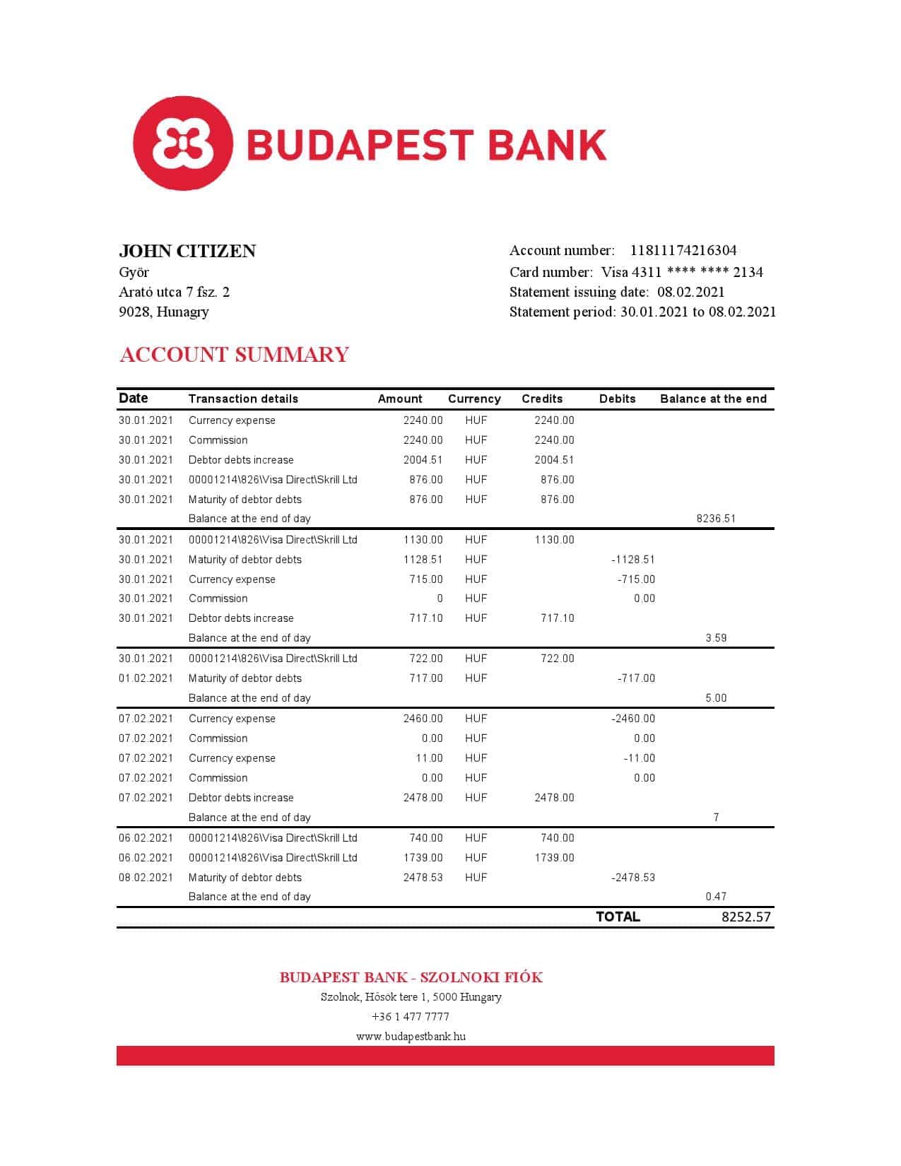 Hungary-Budapest-Bank-Szolnoki-Fiok-1_000001.jpg Hungary Budapest Bank – Szolnoki Fiók bank statement easy to fill template in .xls and .pdf file format