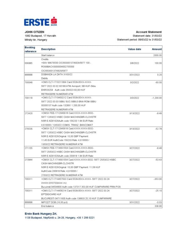 Hungary-Erste-bank-statement_000001.jpg Hungary Erste bank statement Excel and PDF template