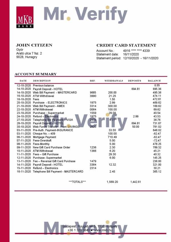 Hungary-MKB-Bank.jpg Hungary MKB Bank statement template in Word and PDF format