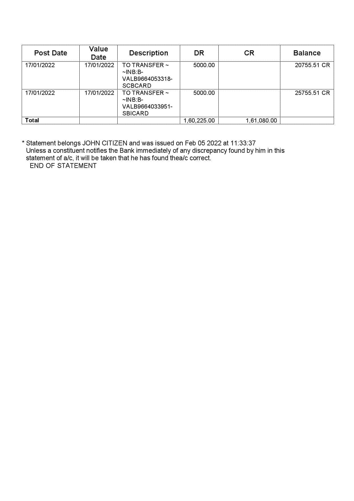 India-Allahabad-Bank-statement-Word-and-PDF-template-2-pages-2.jpg India Allahabad Bank statement, Word and PDF template, 2 pages - Image 2