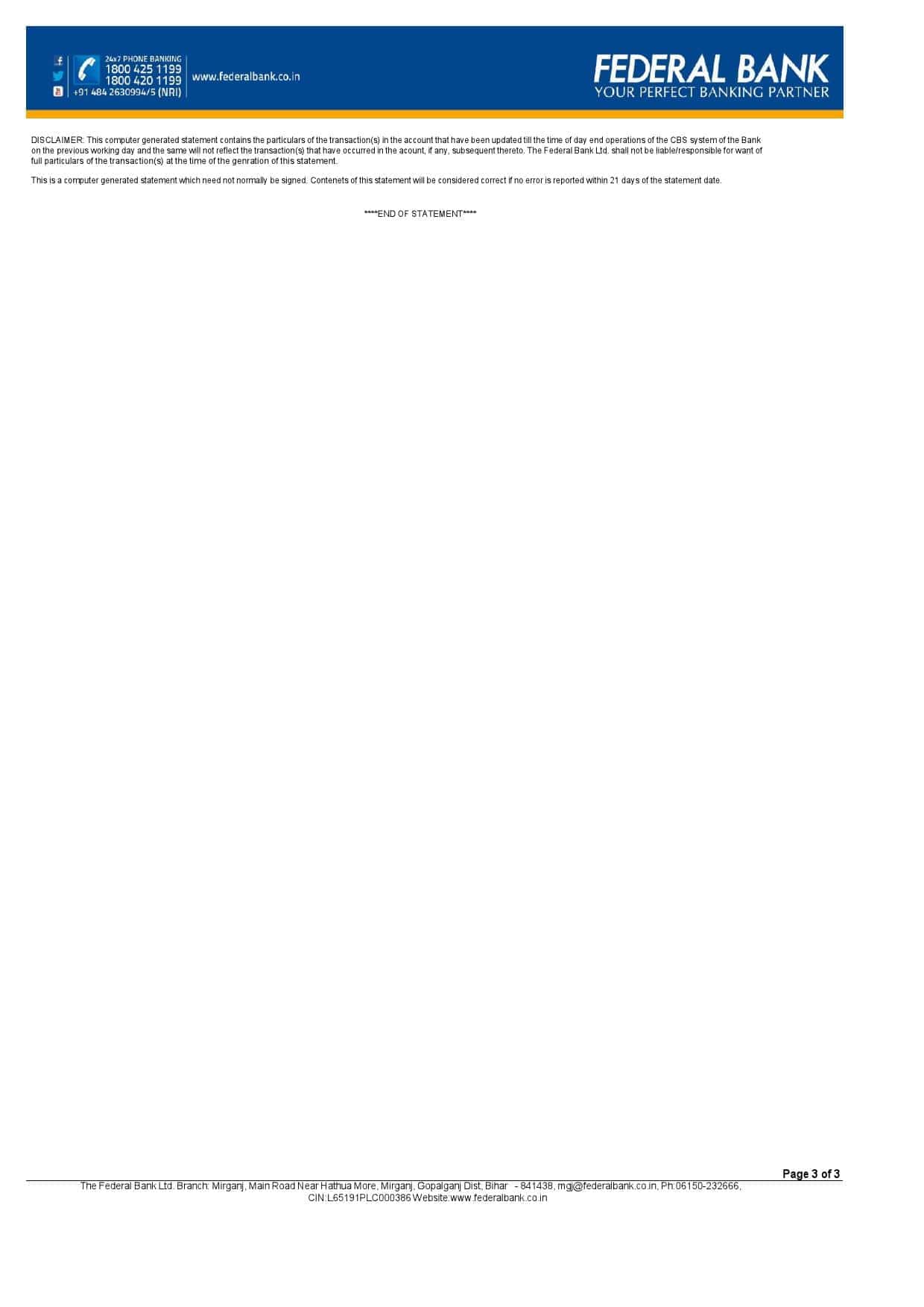 India-Federal-bank-account-statement-Word-and-PDF-template-3-pages-3.jpg India Federal bank account statement, Word and PDF template, 3 pages - Image 3