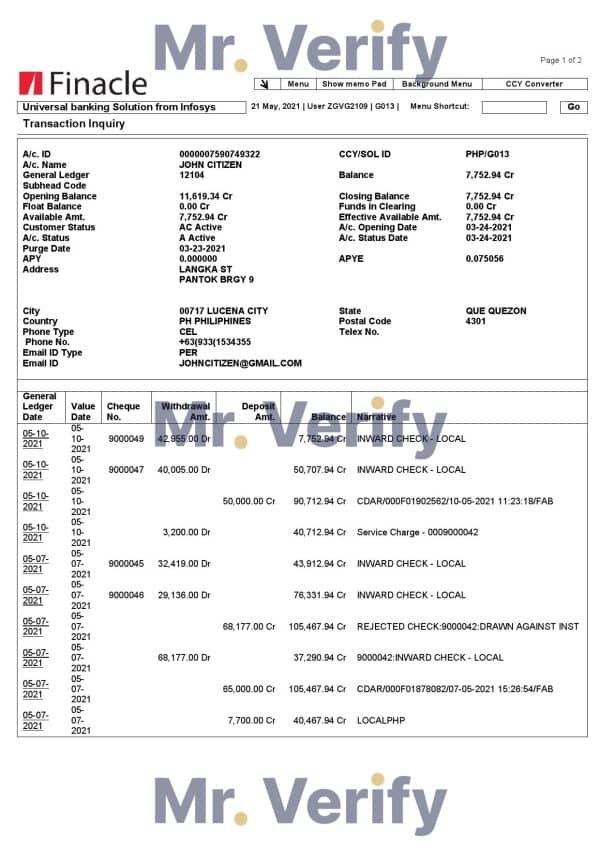 India-Finacle-bank-st.jpg India Finacle bank statement in Word and PDF format (2 pages)
