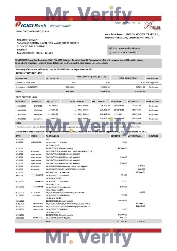 India-ICICI-Bank.jpg India ICICI Bank statement template in Excel and PDF format (2 pages)