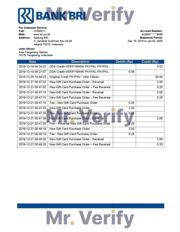 Indonesia-Bank-Rakyat-Indonesia-BRI.jpg Indonesia Bank Rakyat Indonesia (BRI) easy to fill bank statement in Word and PDF (.doc and .pdf) format