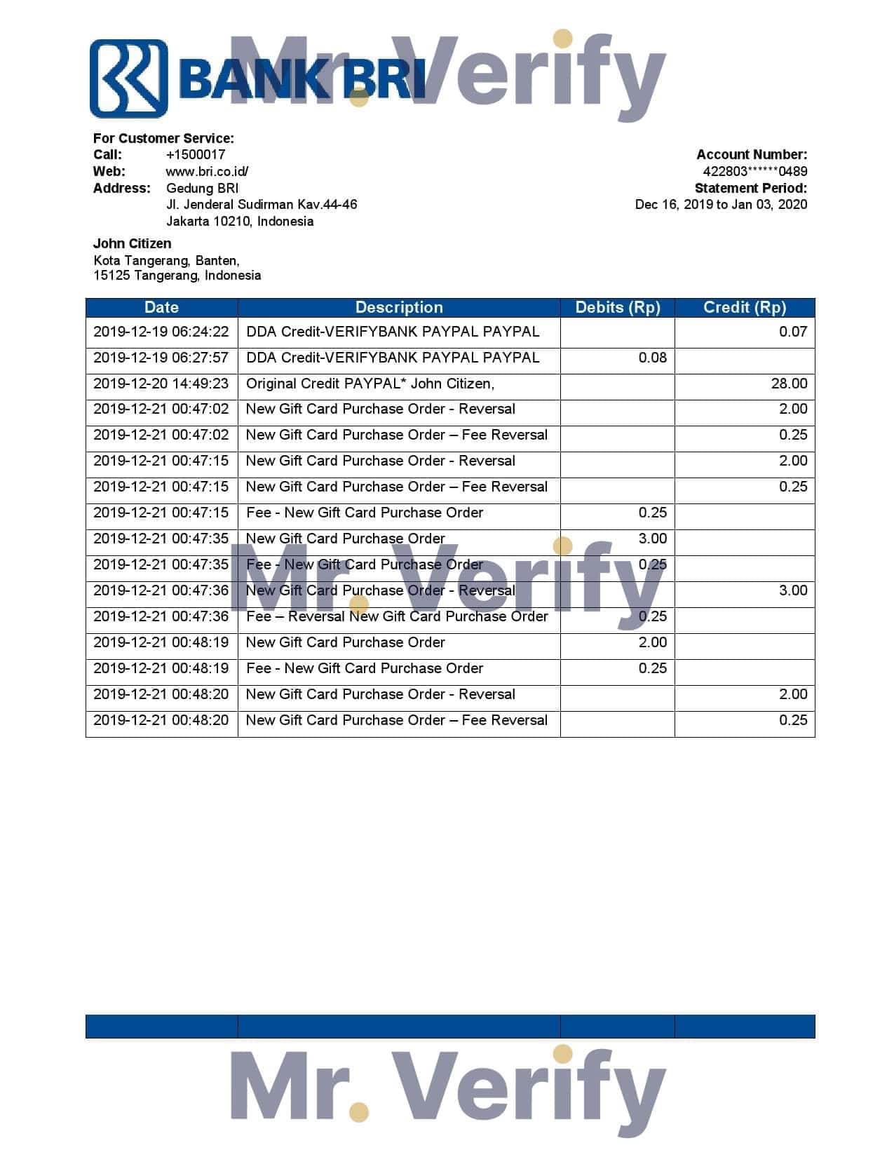 Indonesia-Bank-Rakyat-Indonesia-BRI.jpg Indonesia Bank Rakyat Indonesia (BRI) easy to fill bank statement in Word and PDF (.doc and .pdf) format