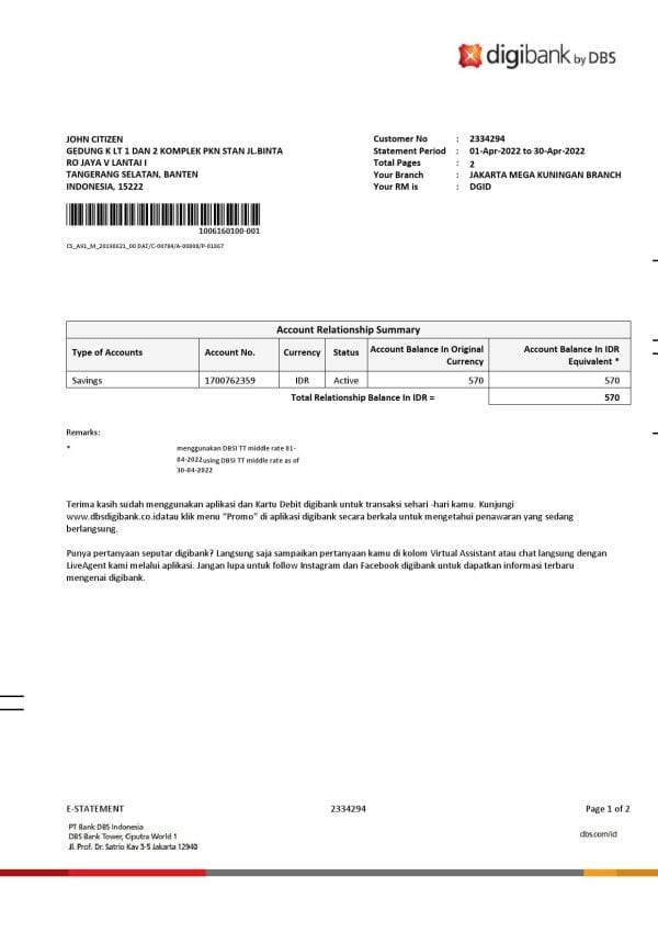 Indonesia-DBS-Digibank-statement-Word-and-PDF-template-2-pages-1.jpg Indonesia DBS Digibank statement, Word and PDF template, 2 pages