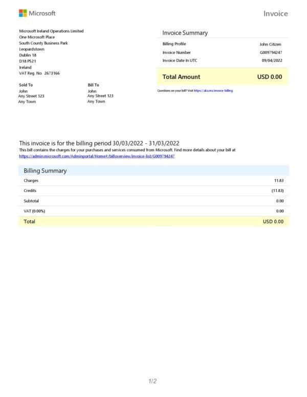 Ireland-Microsoft-Ireland-Operations-Limited.jpg Ireland Microsoft Ireland Operations Limited invoice Word and PDF template