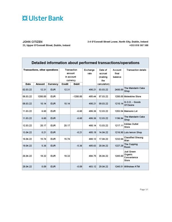 Ireland-Ulster-Bank-statement-Excel-and-PDF-template.jpg Ireland Ulster Bank statement Excel and PDF template