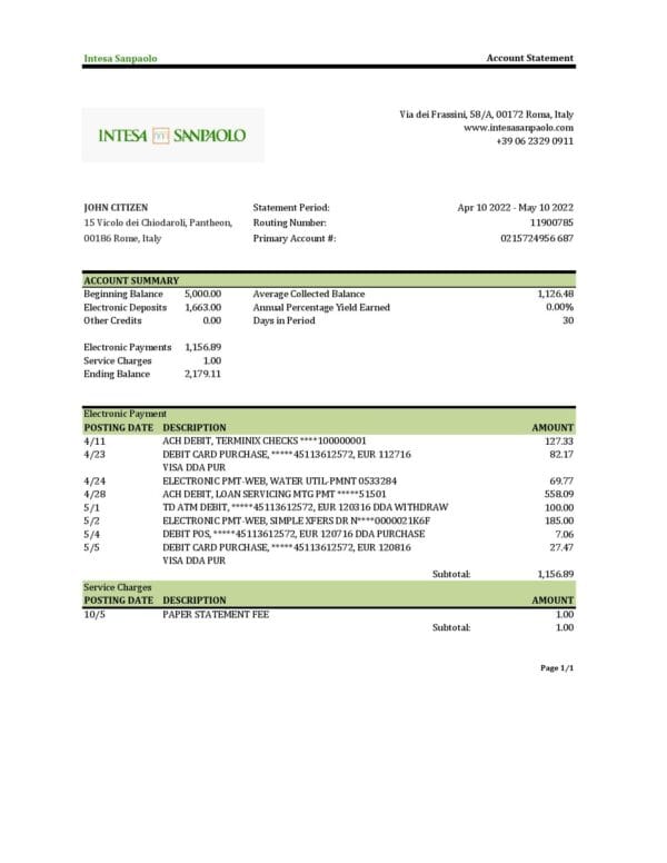 Italy-Intesa-Sanpaolo-bank-statement_000001.jpg Italy Intesa Sanpaolo bank statement Excel and PDF template