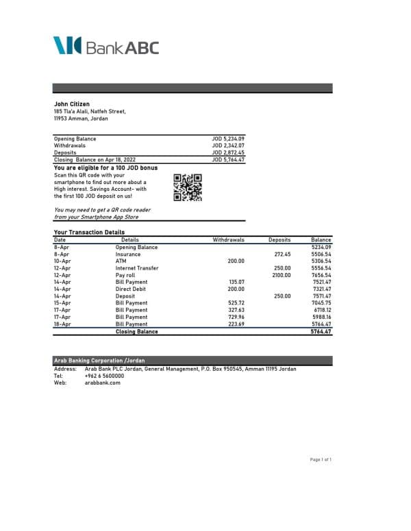 Jordan-ABC-bank-statement-Excel-and-PDF-template.jpg Jordan ABC bank statement Excel and PDF template