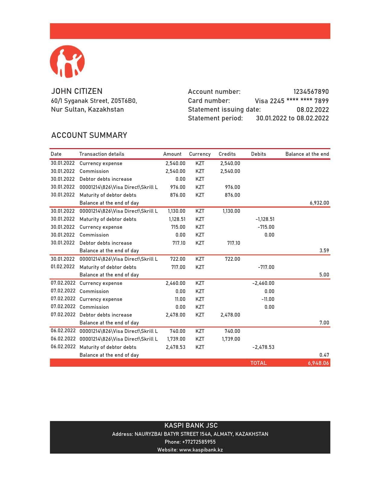 Kazakhstan-Kaspi-Bank-statement_000001-1-1.jpg Kazakhstan Kaspi bank statement Excel and PDF template