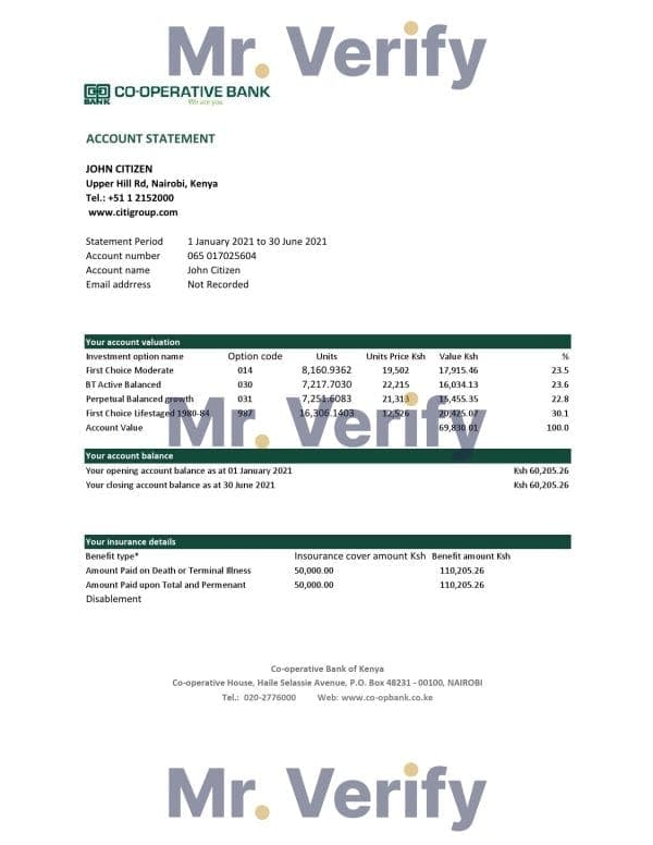 Kenya-Co-operative-Bank-of-Kenya-1.jpg Kenya Co-operative Bank of Kenya bank statement easy to fill template in Excel and PDF format