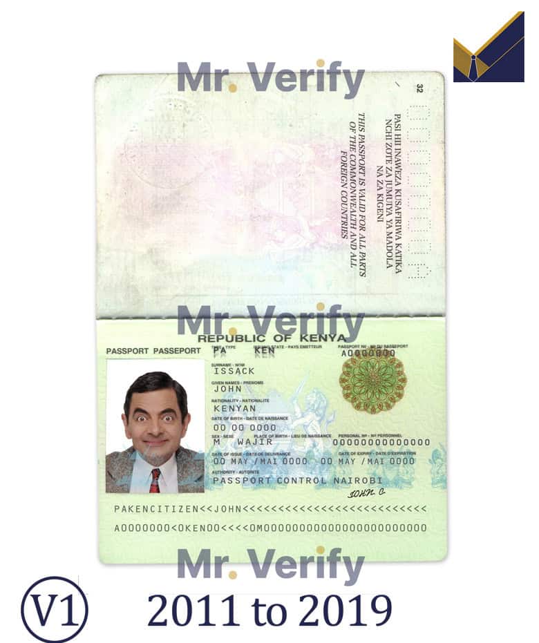 Kenya-Passport-Template-2011-2019 Kenya-Passport-Template-2011-2019