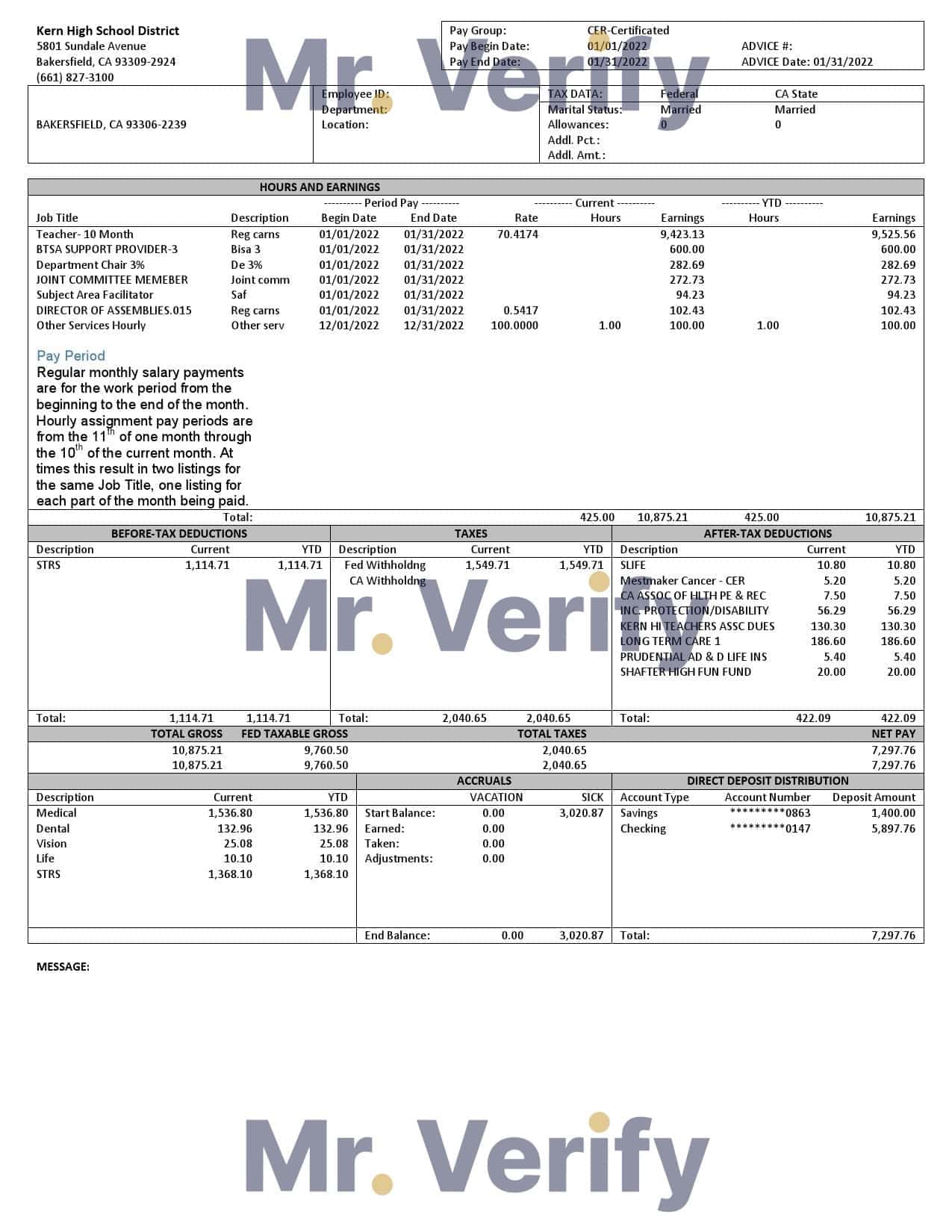 Kern-highschool-District.jpg USA California Kern highschool District earnings statement Word and PDF template