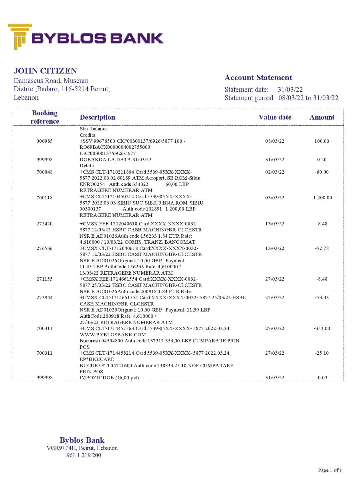 Lebanon-Byblos-Bank-statement-template-in-Word-and-PDF-format.jpg Lebanon Byblos Bank statement template in Word and PDF format