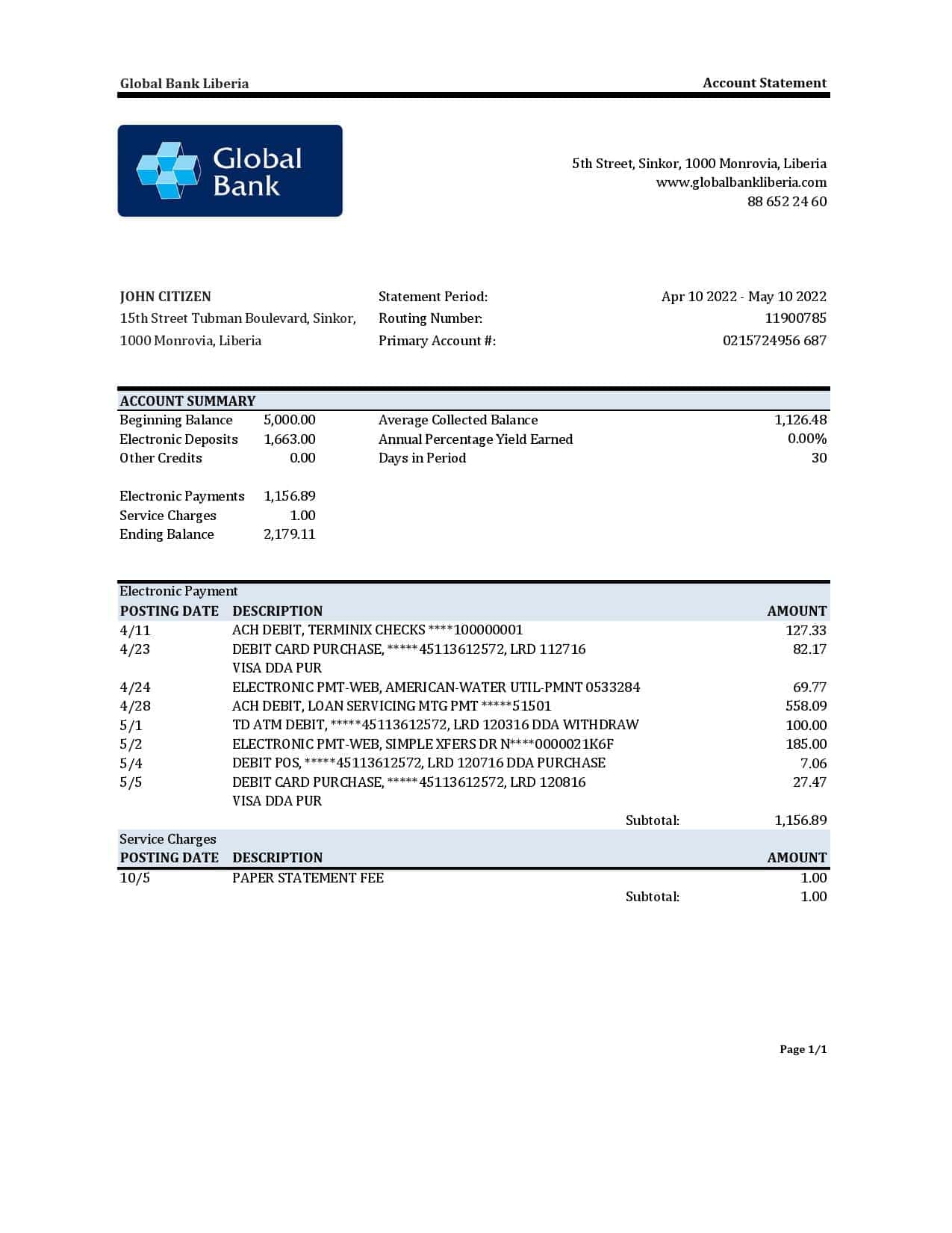 Liberia-Global-Bank-statement-Excel-and-PDF-template.jpg Liberia Global Bank statement Excel and PDF template