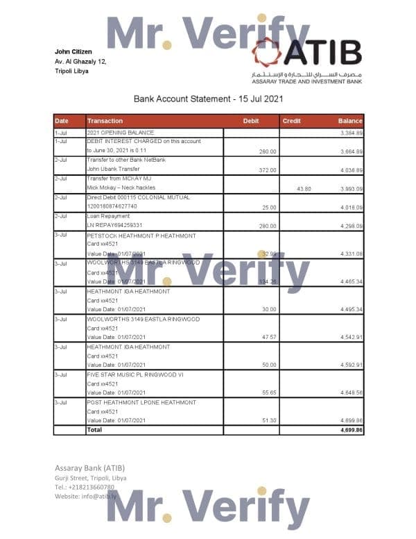 Libya-Assaray-Bank.jpg Libya Assaray Bank (ATIB) statement easy to fill template in Excel and PDF format