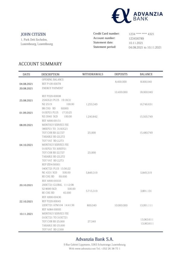 Luxembourg-Advanzia-bank-proof-of-address-statement-template-in-Word-and-PDF-format-.doc-and-.pdf-format.jpg Luxembourg Advanzia bank proof of address statement template in Word and PDF format, .doc and .pdf format