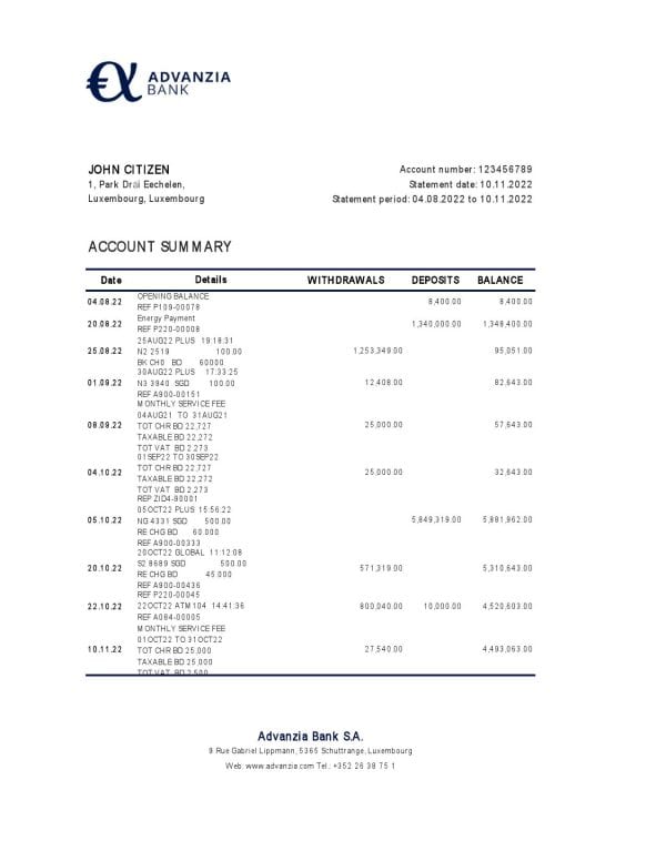 Luxembourg-Advanzia-bank-statement-Excel-and-PDF-template.jpg Luxembourg Advanzia bank statement Excel and PDF template