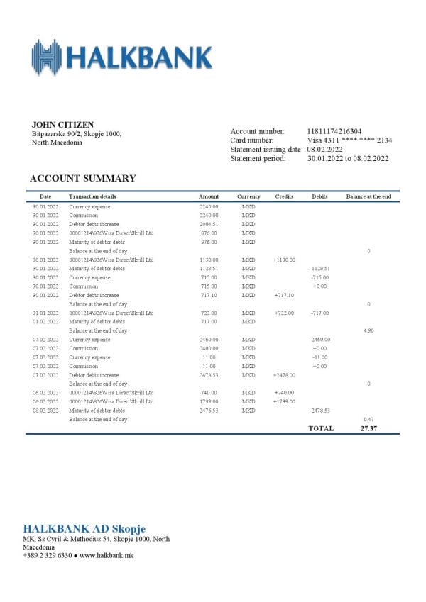 Macedonia-Halkbank-bank-statement-template-in-Word-and-PDF-format.jpg Macedonia Halkbank bank statement template in Word and PDF format