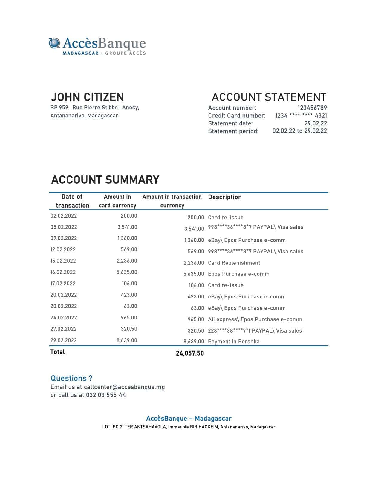 Madagascar-Acces-Banque-statement-Excel-and-PDF-template-1.jpg Madagascar Acces Banque statement Excel and PDF template