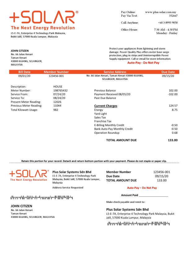 Malaysia-Plus-Solar-Systems-Sdn.png Malaysia Plus Solar Systems Sdn Bhd utility bill template in Word and PDF format